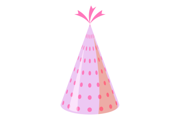Download Birthday Cone Cap. Cartoon Party Hat Ico - Art Collection
