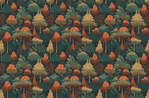 Download Retro Nature Patterns - Vintage Clipart - Art Collection