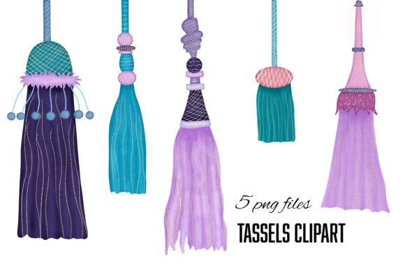 Download Tassels Clipart - Digital Illustrations - Art Collection
