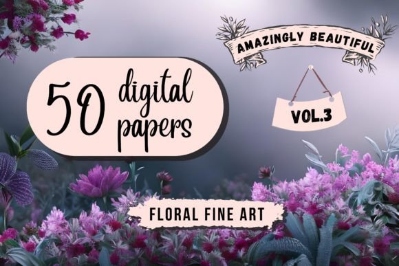Download 50 Fine Art Floral Botanical Backgrounds - Art Collection