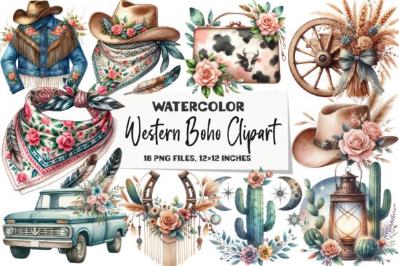Download Western Boho Clipart - Art Collection