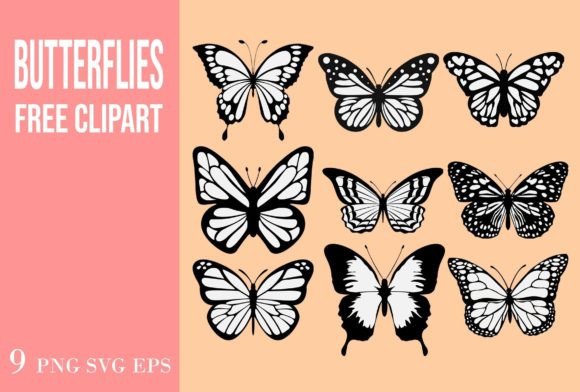 Download Butterflies Clipart - Art Collection