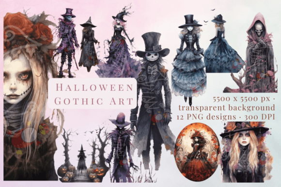 Download Spooky Art Scarecrow Skeleton Collection - Art Collection