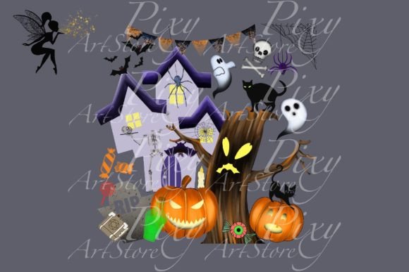 Download 23 PNG Halloween Clipart, Spooky Clipart - Art Collection