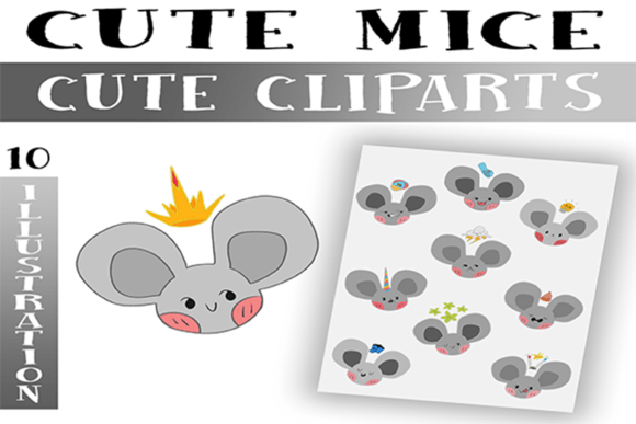 Download Cute Mouse Clipart Png / Commercial Use - Art Collection