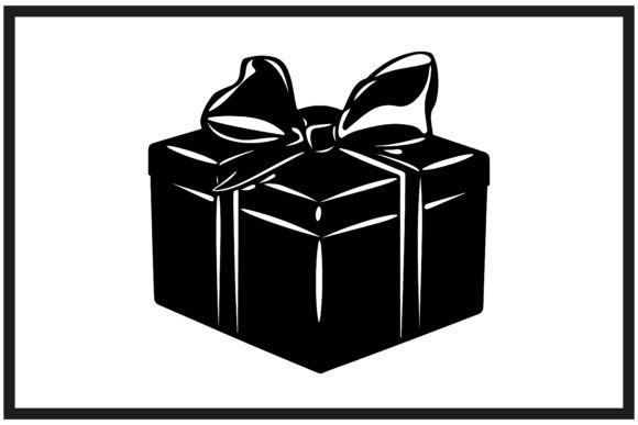 Download Birthday Present Silhouette Vector - Premium Resources