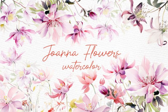 Download Watercolor Dusty Pink Flowers Clipart - Art Collection