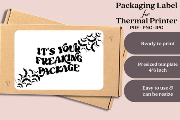 Download It's Your Package Halloween Label - Package Collection