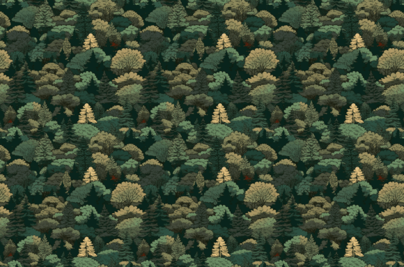 Download Retro Nature Patterns - Vintage Clipart - Art Collection