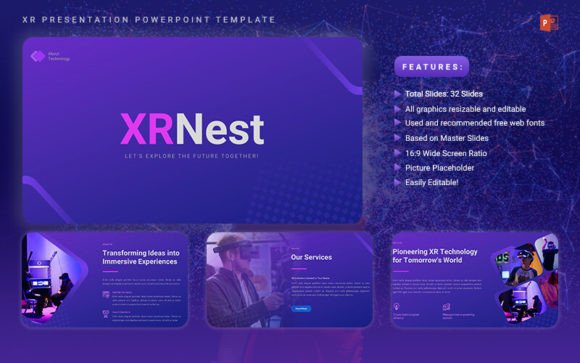 Download XRNest - XR Presentation PowerPoint Temp - Present Collection