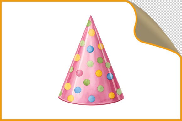 Download Pink Polka Dot Party Hat PNG - Art Collection