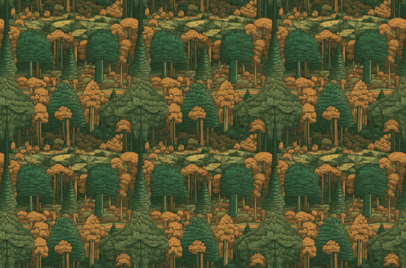 Download Retro Nature Patterns - Vintage Clipart - Art Collection