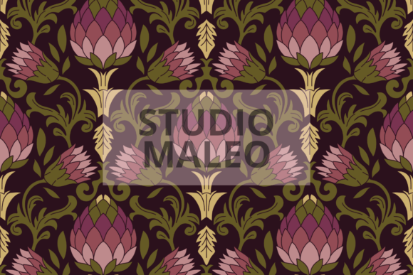 Download Artichoke Damask William Morris Floral - Art Collection